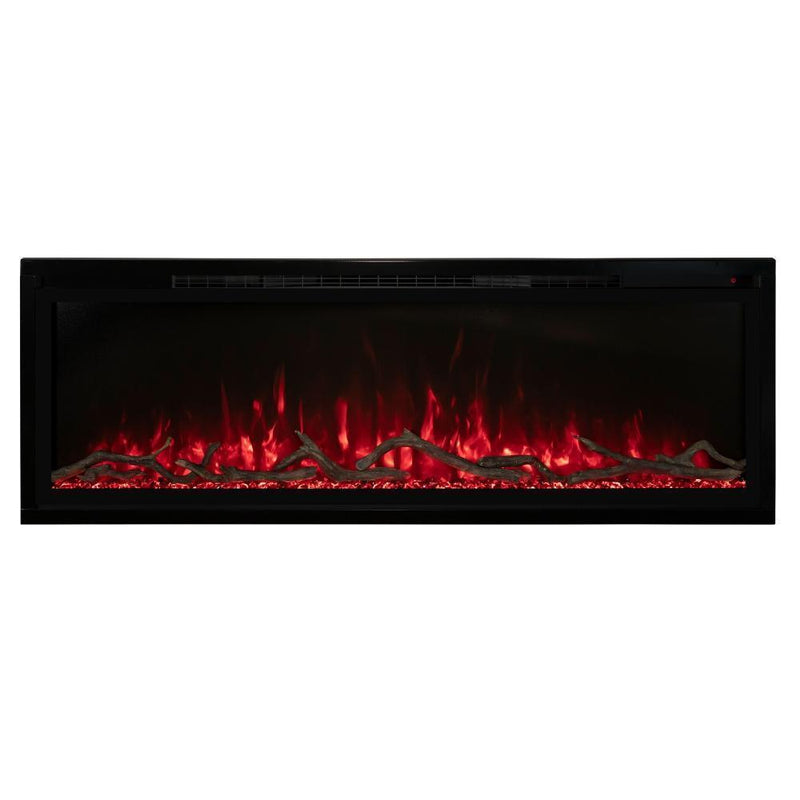 Modern Flames Spectrum Slimline 74" Wall Mount/Recessed Electric Fireplace - SPS-74B