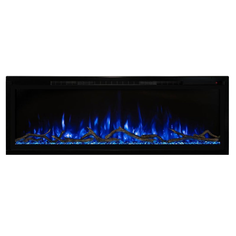 Modern Flames Spectrum Slimline 100" Wall Mount/Recessed Electric Fireplace - SPS-100B