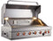 Mont Alpi 805 Built-In Gas Grill / 6-Burner Grill, Infrared Rear Burner, Stainless Steel, Rotisserie Kit / MABi805