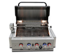 Mont Alpi 400 Built-in Gas Grill / 4-Burner Grill, Infrared Back Burner, Stainless Steel, Rotisserie Kit / MABi400