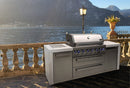 Mont Alpi 805 Deluxe Island / 6-Burner Grill, 2 Infrared Burners, Stainless Steel, Rotisserie Kit, Cover / MAi805-D