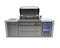 Mont Alpi 805 Deluxe Island with Fridge Cabinet / 6-Burner Grill, 2 Infrared Burners, Fridge, Stainless Steel  / MAi805-DFC