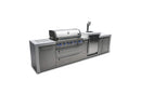 Mont Alpi 805 Deluxe Island with Kegerator / 6-Burner Grill, 2 Infrared Burners, 3 Beer Taps, Stainless Steel / MAi805-DKEG