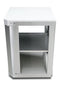 Mont Alpi 90 Degree Corner Module / Island Extension, Stainless Steel, White Composite Granite Counter / MA90C