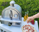 Mont Alpi Portable Tabletop Pizza Oven / Stainless Steel, Bake, Roast / Outdoor Kitchen, RV, Camping / MAPZ