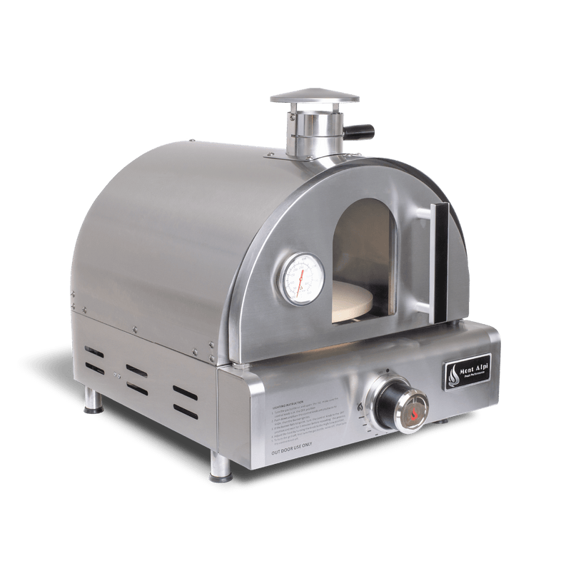 Mont Alpi Portable Tabletop Pizza Oven / Stainless Steel, Bake, Roast / Outdoor Kitchen, RV, Camping / MAPZ