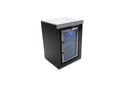 Mont Alpi Black Stainless Steel Single Fridge Module / Outdoor Rated, Lockable, Blue LED Lights / MASFM-BSS