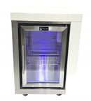 Mont Alpi Single Fridge Module / Outdoor Rated, Lockable, Blue LED Lights, Waterfall Side / MASFM