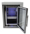 Mont Alpi Single Fridge Module / Outdoor Rated, Lockable, Blue LED Lights, Waterfall Side / MASFM