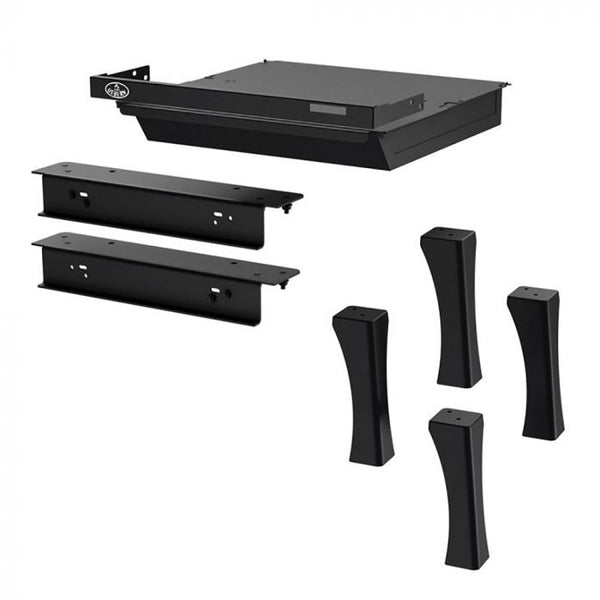 Osburn Black Cast Iron Straight Leg Kit with Ash Drawer OA10245