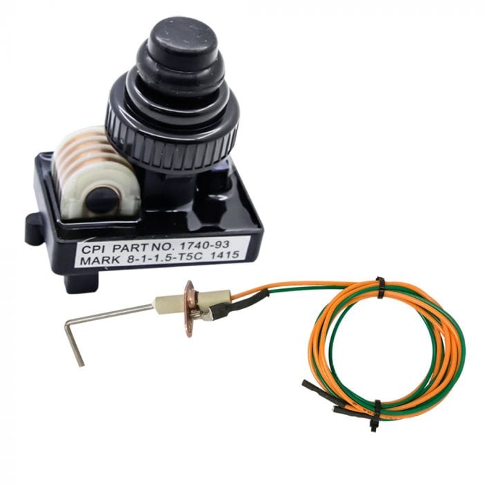 Warming Trends PBIK3.0 Push Button Spark Ignition Systems Kit, Battery Module, Spark Igniter Rod & Wire