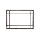 Empire Distress Pewter Forged Iron Rectangular Front Inset DFF40CPD