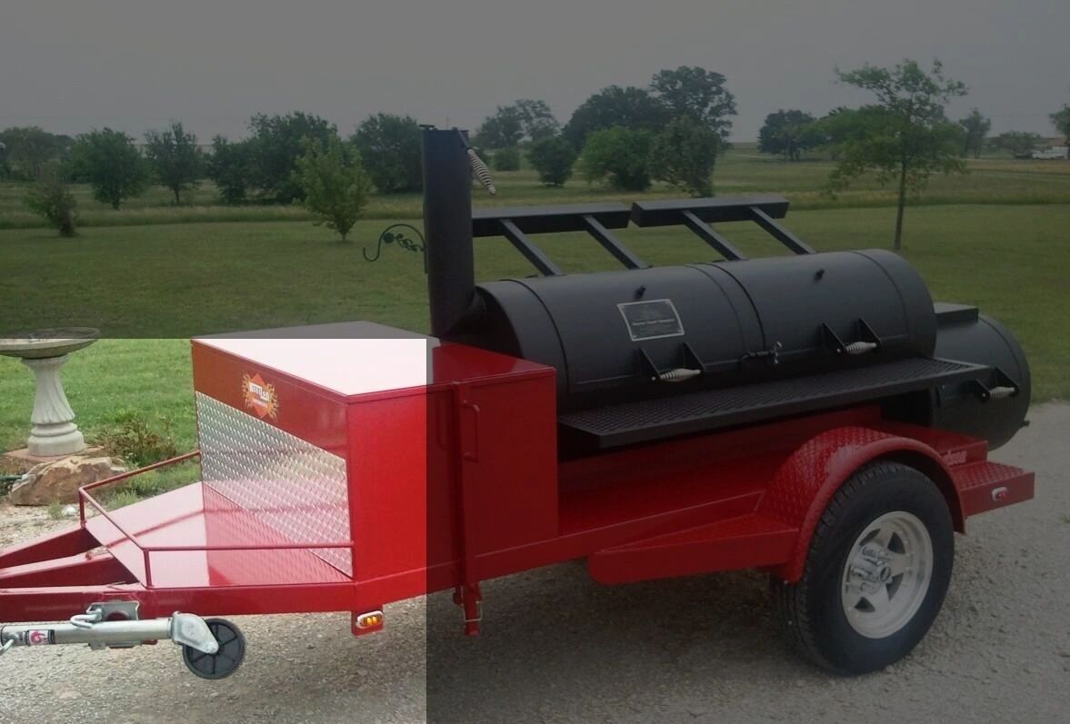 Horizon Smokers Plated Front Cargo Area w/ Railing