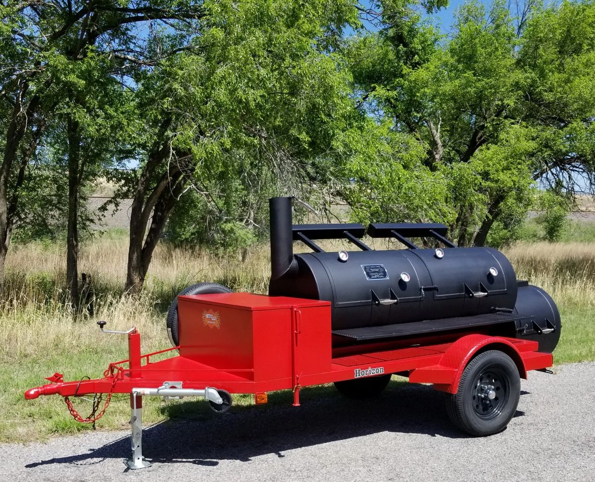 Horizon Smokers Plated Front Cargo Area w/ Railing