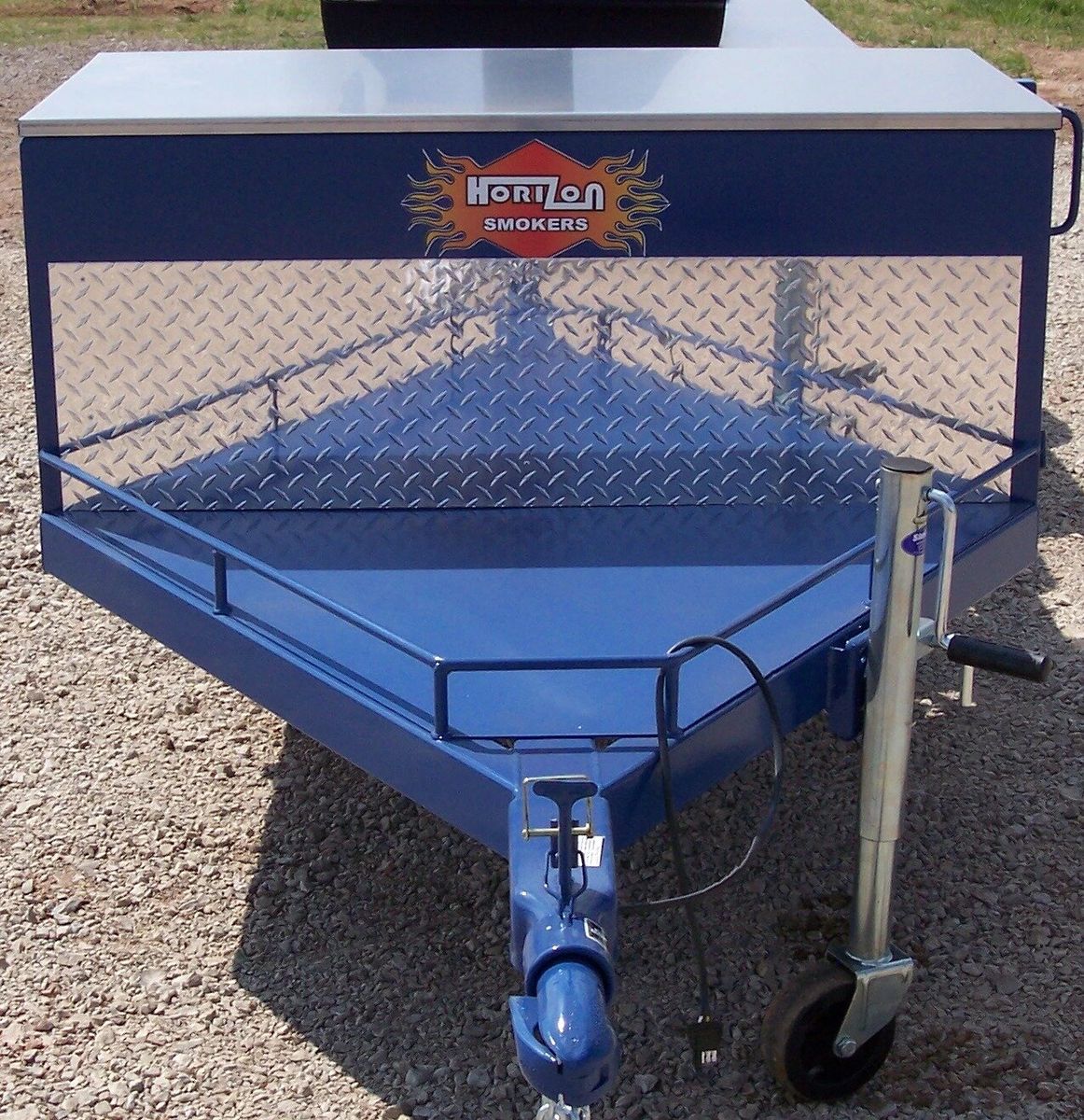 Horizon Smokers Plated Front Cargo Area w/ Railing