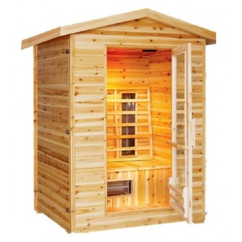 SunRay Burlington 2-Person Outdoor Infrared Sauna HL200D