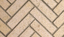 Superior 50", 42", 50"  Vent Free Firebox, Mosaic Masonry Brick, Ivory Split Herringbone