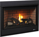 Superior Fireplaces 40" Inch Direct Vent Gas Fireplace Electronic Ignition Black Interior - DRT4040