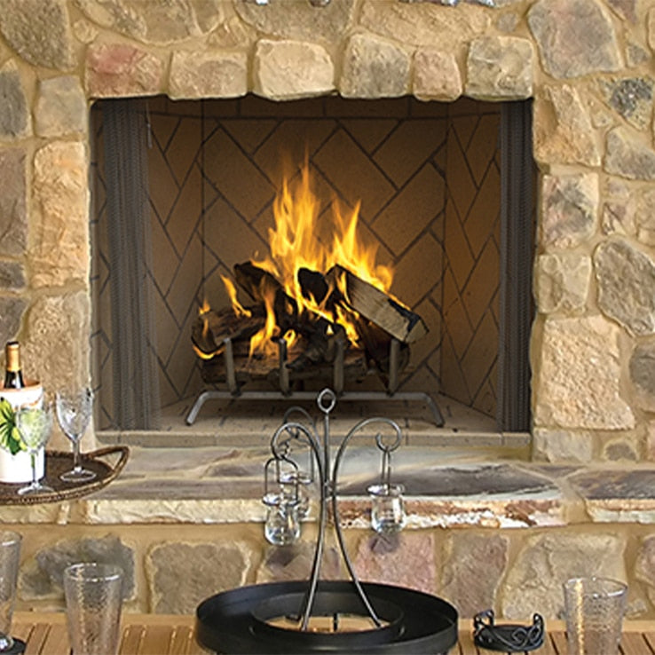 Superior Fireplaces Outdoor Wood burning Masonry Fireplace - WRE6036- 42