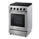 Thor Kitchen 24-Inch 3.7 cu. ft. Oven Gas Range in Stainless Steel (LRG2401U)