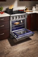 Thor Kitchen 30-Inch 4.2 cu. ft. Dual Fuel Range in Stainless Steel HRD3088ULP