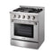 Thor Kitchen 30-Inch 4.2 cu. ft. Dual Fuel Range in Stainless Steel HRD3088ULP