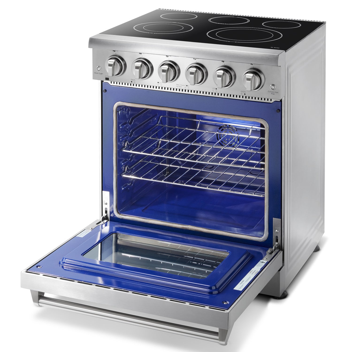 Thor Kitchen 30-Inch 4.55 cu. ft. Oven Electric Range in Stainless Steel (HRE3001)