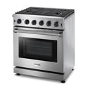 Thor Kitchen 30-Inch Gas Range with 5 Burners, 4.55 cu. ft Oven in Stainless Steel LRG3001ULP