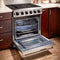 Thor Kitchen 30-Inch Gas Range with 5 Burners, 4.55 cu. ft Oven in Stainless Steel LRG3001ULP