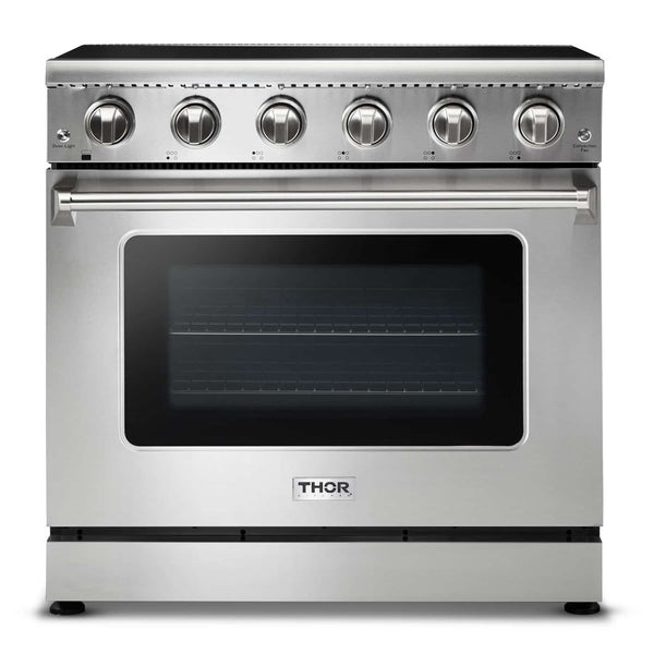 Thor Kitchen 36-Inch 6.0 cu. ft. Oven Electric Range in Stainless Steel (HRE3601)