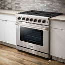 Thor Kitchen 36-Inch 6.0 Cu. Ft Single Oven Professional Gas Range in Stainless Steel (LRG3601U)