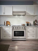 Thor Kitchen 36-Inch 6.0 Cu. Ft Single Oven Professional Gas Range in Stainless Steel LRG3601ULP