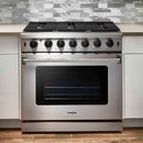 Thor Kitchen 36-Inch 6.0 Cu. Ft Single Oven Professional Gas Range in Stainless Steel LRG3601ULP