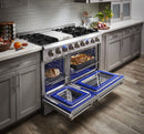 Thor Kitchen 48-Inch 6.7 cu. ft. Dual Fuel Range in Stainless Steel HRD4803ULP