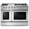 Thor Kitchen 48-Inch 6.7 cu. ft. Professional Gas Range in Stainless Steel with Double Oven (HRG4808U)