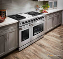 Thor Kitchen 48-Inch 6.8 cu. ft. Double Oven Gas Range in Stainless Steel LRG4807ULP