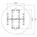 Warming Trends Crossfire UPK Universal Paver Kit For 35-37-Inch Circular or Square Openings