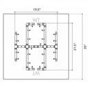 Warming Trends Crossfire UPK Universal Paver Kit For 35-37-Inch Circular or Square Openings