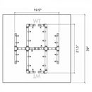 Warming Trends Crossfire UPK Universal Paver Kit For 39-41-Inch Circular or Square Openings