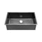 Swiss Madison Rivage 32 x 19 Stainless Steel, Single Basin, Undermount Kitchen Sink, Black