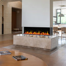 Litedeer Warmcastle 60" 3 Side Smart electric fireplace with app wifi enabled diamond-like crystal ZEF60T