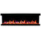 Litedeer Warmcastle 60" 3 Side Smart electric fireplace with app wifi enabled diamond-like crystal ZEF60T