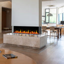 Litedeer Warmcastle 60" 3 Side Smart electric fireplace with app wifi enabled diamond-like crystal ZEF60T