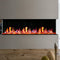 Litedeer Warmcastle 72" 3-Side Smart HD LED Electric fireplace wifi Fireplace app with Acrylic Crushed Ice Rocks ZEF72T